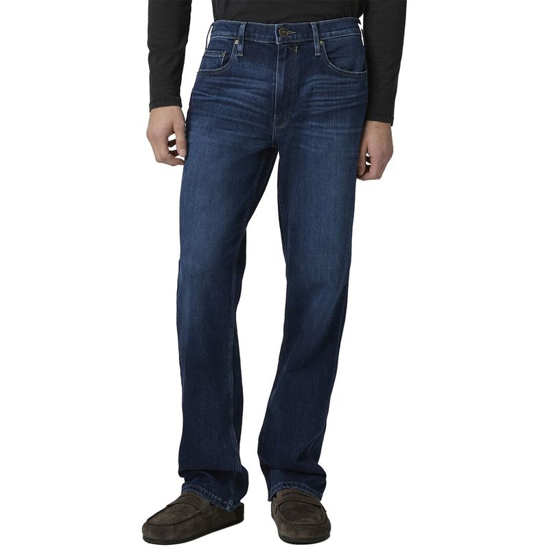Paige Men's Straight Jeans In Dark Blue